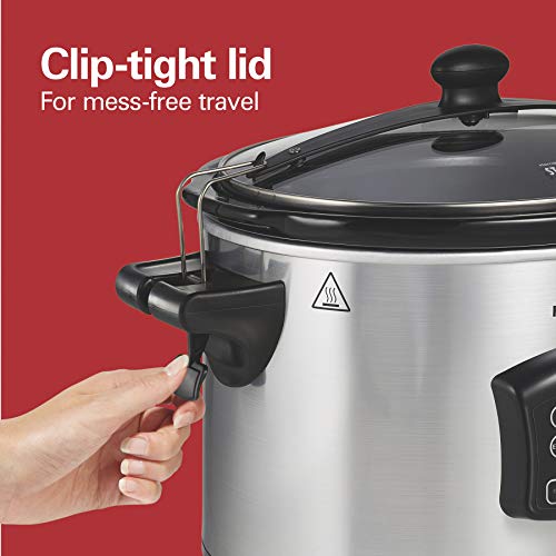 Hamilton Beach Portable 6 Quart Set & Forget Programmable Slow Cooker - My Kitchen Products