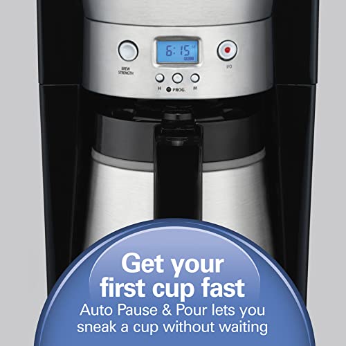 Hamilton Beach Programmable Drip Coffee Maker with 10 Cup Thermal Carafe - My Kitchen Products