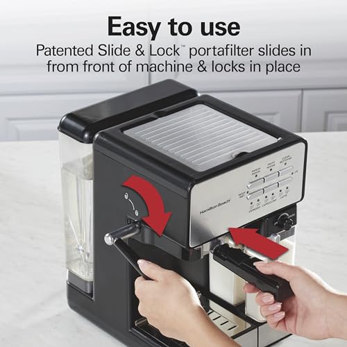 Hamilton Beach Slide & Lock Programmable Coffee Maker & Espresso Machine - My Kitchen Products