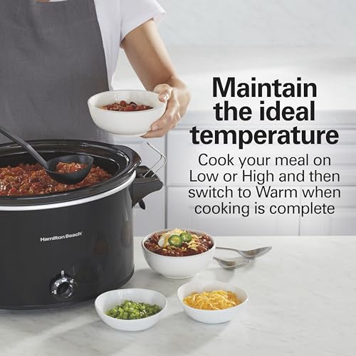 Hamilton Beach Slow Cooker, Extra Large 10 Quart, Stay or Go Portable With Lid Lock, Dishwasher Safe Crock, Black (33195) - My Kitchen Products