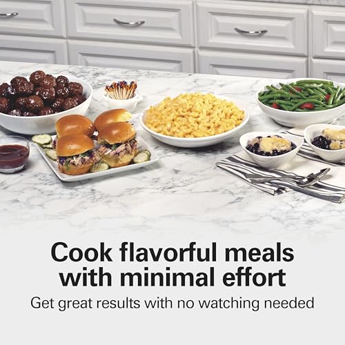 Hamilton Beach Slow Cooker, Extra Large 10 Quart, Stay or Go Portable With Lid Lock, Dishwasher Safe Crock, Black (33195) - My Kitchen Products