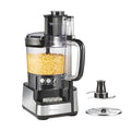 Hamilton Beach Stack & Snap Food Processor and Vegetable Chopper, BPA Free, Stainless Steel Blades, 12 Cup Bowl, 2-Speed 450 Watt Motor, Black (70725A) - My Kitchen Products