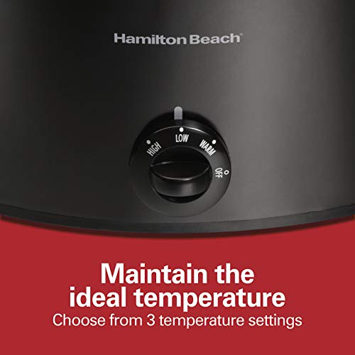 Hamilton Beach Stay or Go Portable Slow Cooker with Lid Lock, Dishwasher-Safe Crock, 6-Quart, Black 33261 - My Kitchen Products