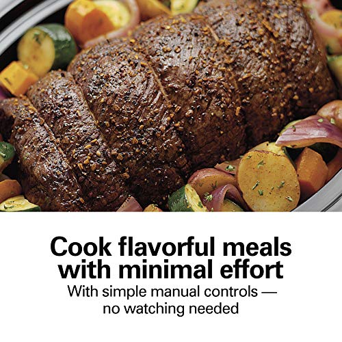 Hamilton Beach Stay or Go Portable Slow Cooker with Lid Lock, Dishwasher-Safe Crock, 6-Quart, Black 33261 - My Kitchen Products