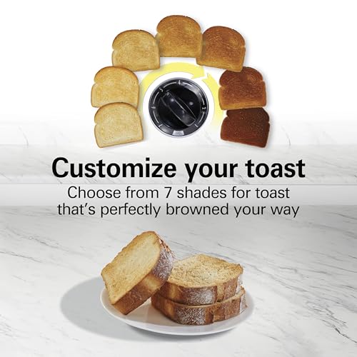 Hamilton Beach Versatile 2-in-1 Countertop Toaster Oven & Long Slot 2 Slice Toaster for Toasting & Baking, Automatic Shut Off, Shade Selector, Temperature Control, Compact Retro Design, Black (22725) - My Kitchen Products