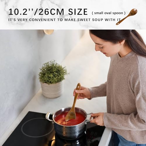 Hefild Wooden Spoons for Cooking, Nonstick Cooking Utensil Set with 10 Piece Acacia Wooden Spatulas and Spoons for Cooking, Terrific for Everyday Kitchen Tasks - My Kitchen Products