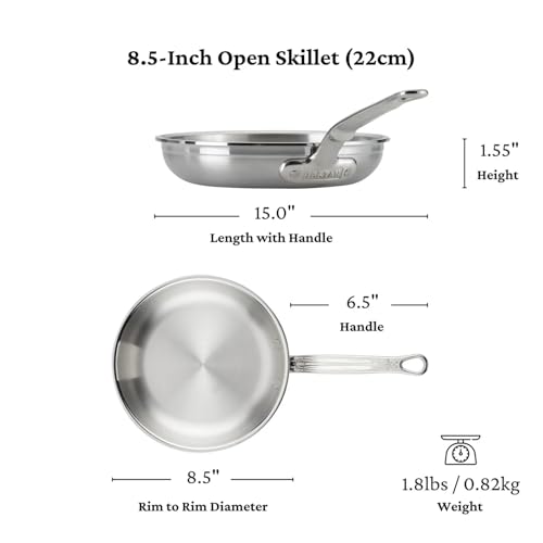 Hestan - ProBond Collection - Professional Clad Stainless Steel 10-Piece Ultimate Cookware Set, Induction Cooktop Compatible - My Kitchen Products