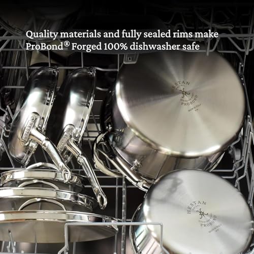 Hestan - ProBond Collection - Professional Clad Stainless Steel 10-Piece Ultimate Cookware Set, Induction Cooktop Compatible - My Kitchen Products