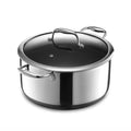 HexClad Hybrid Nonstick 8-Quart Stockpot with Tempered Glass Lid, Stay-Cool Handles, Dishwasher-Friendly, Oven-Safe Up to 900°F, Induction Ready, Compatible with All Cooktops - My Kitchen Products