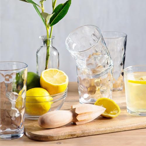 Home Essentials 12-pc Galaxy Glassware - Drinking Glasses, Mixed Drinkware Set. Highball 17 oz. Rock 13 oz. Juice 7 oz. Glass Tumblers - My Kitchen Products