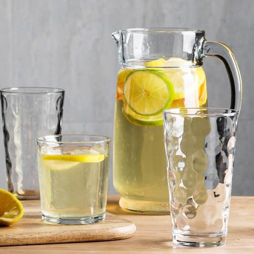 Home Essentials 12-pc Galaxy Glassware - Drinking Glasses, Mixed Drinkware Set. Highball 17 oz. Rock 13 oz. Juice 7 oz. Glass Tumblers - My Kitchen Products