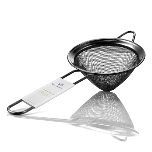 Homestia 304 Stainless Steel Fine Mesh Strainer for Kitchen, Cocktail Sieve Sifters for Food, Liquid Strainer Cup for Food