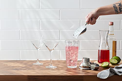Houdini 24oz Glass Cocktail Shaker, Includes Six Recipes - My Kitchen Products