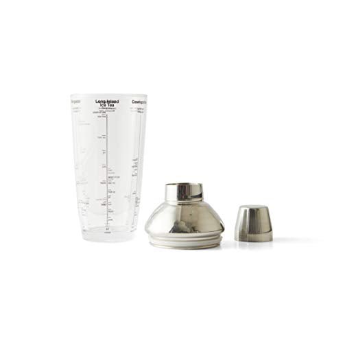 Houdini 24oz Glass Cocktail Shaker, Includes Six Recipes - My Kitchen Products