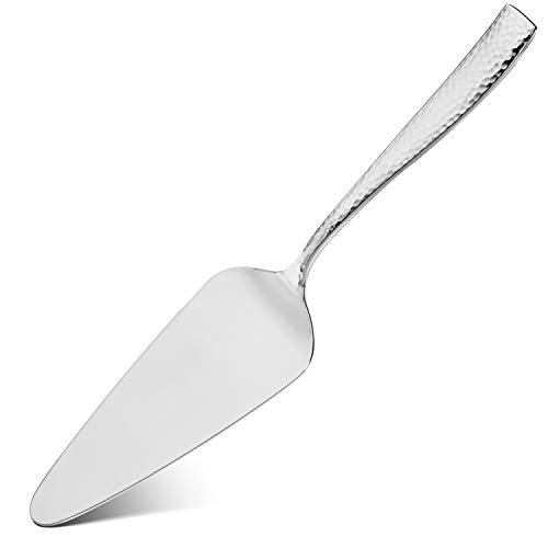Hudson Essentials Hammered 18/10 Stainless Steel Hostess Serving Utensil Set, 8-Piece Set with Cake Knife, Cake Server and Lasagna Pie Server, Dishwasher Safe - My Kitchen Products