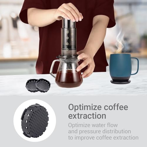 Hufopik 2 Pcs Replacement Filter Cap, Compatible with AeroPress Coffee and Espresso Maker - My Kitchen Products