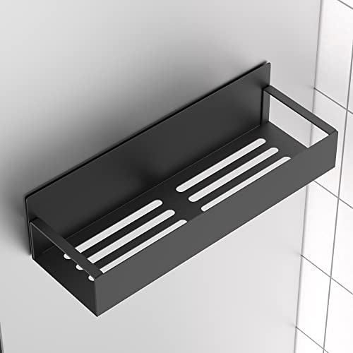 HuggieGems Metal 4 Pack Magnetic Spice Storage Rack Organizer for Refrigerator and Oven, Black Fridge Organizers and Storage, Metal - My Kitchen Products