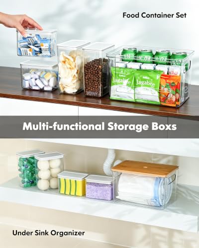 iCASA 5 in 1 Trash Bag Dispenser Laundry Pod Container Under Sink Organizer - My Kitchen Products