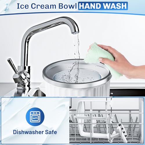 Ice Cream Maker Attachment for Kitchenaid Stand Mixers, Ice Cream Maker Machine Compatible with 4.5QT and Larger KitchenAid Mixers, 2-Quart Capacity, Sorbet and Gelato Maker Accessory by TPGSING - My Kitchen Products