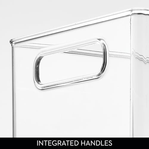 iDesign Kitchen Binz Stackable Organizer, 8" x 6" x 14.5", Clear - My Kitchen Products