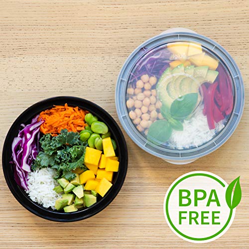 Igluu Meal Prep Containers Reusable (10 Pack) 1 Compartment – 28oz - My Kitchen Products