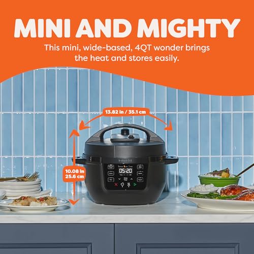 Instant Pot 4QT RIO Mini 7-in-1 Multi-Cooker, Pressure Cooker, Slow cook, Sauté, Steam, Rice Maker, Yogurt, & Warmer, Black, 4 Quarts - My Kitchen Products