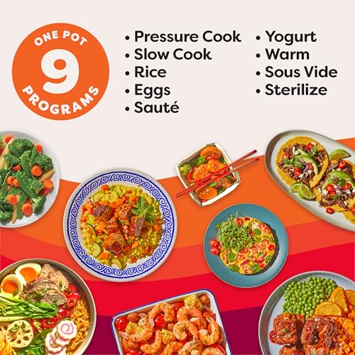 Instant Pot, 6-Quart Whisper Quiet 9-in-1 Electric Pressure Cooker, Slow Rice Steamer, Sauté, Yogurt Maker, Warmer & Sterilizer, Free App with 800+ Recipes, Stainless Steel - My Kitchen Products