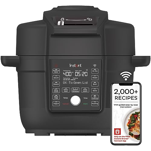 Instant Pot 6.5 Quart Duo Crisp Ultimate Lid with WIFI, 13-in-1 Air Fryer and Pressure Cooker Combo, Sauté, Slow Cook, Bake, Steam, Warm, Roast, Dehydrate, Sous Vide, & More, Includes App with Recipes - My Kitchen Products