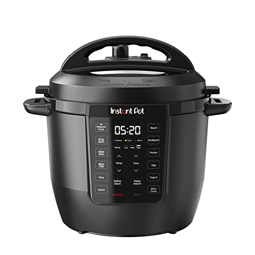 Instant Pot 6QT RIO 7-in-1 Multi-Cooker, Pressure Cooker, Slow cook, Sauté, Steam, Rice Maker, Yogurt, & Warmer, Black, 6 Quarts - My Kitchen Products