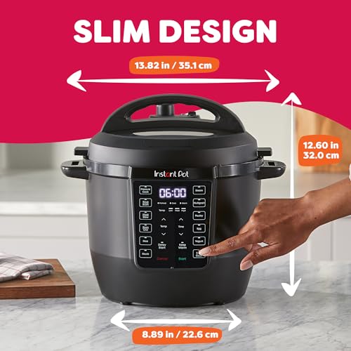 Instant Pot 6QT RIO 7-in-1 Multi-Cooker, Pressure Cooker, Slow cook, Sauté, Steam, Rice Maker, Yogurt, & Warmer, Black, 6 Quarts - My Kitchen Products