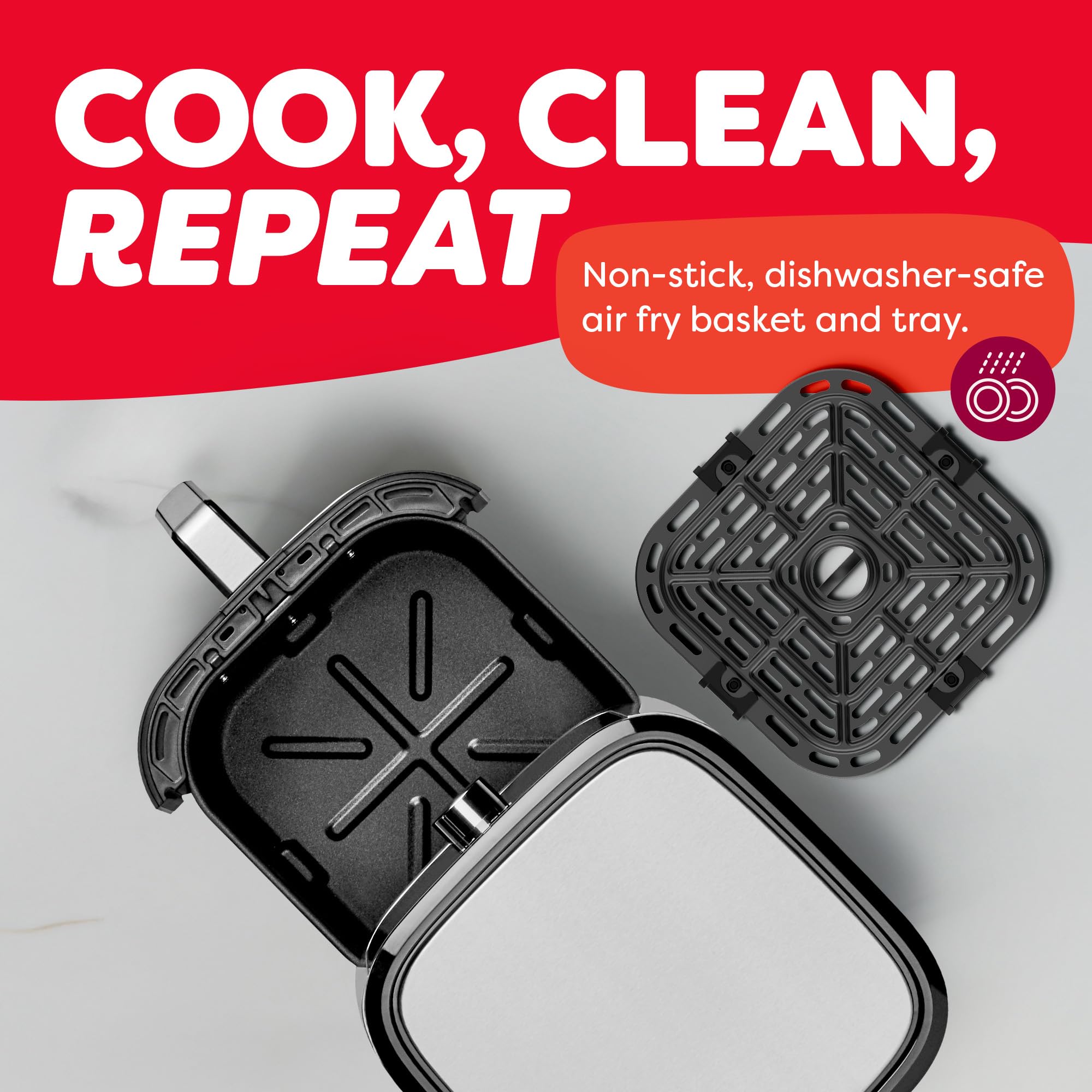 Instant Pot 6QT VORTEX Plus Air Fryer, 6-in-1, Air Fry, Broil, Dehydrate, Crisp, Roast, Reheat, Bake, Dishwasher-Safe Airfryer basket, from the Makers of Instant Pot, Stainless Steel - My Kitchen Products