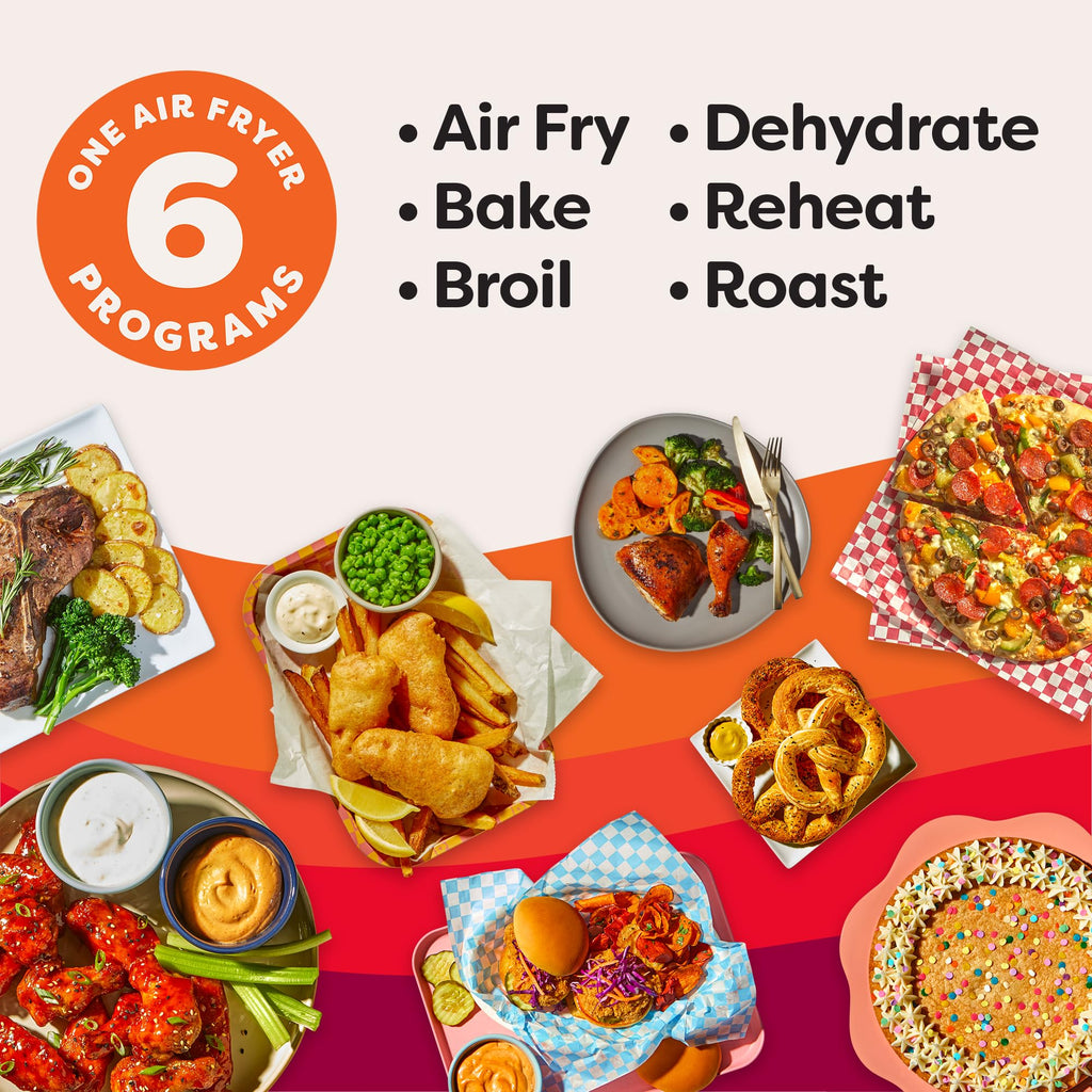 Instant Pot 6QT VORTEX Plus Air Fryer, 6-in-1, Air Fry, Broil, Dehydrate, Crisp, Roast, Reheat, Bake, Dishwasher-Safe Airfryer basket, from the Makers of Instant Pot, Stainless Steel - My Kitchen Products