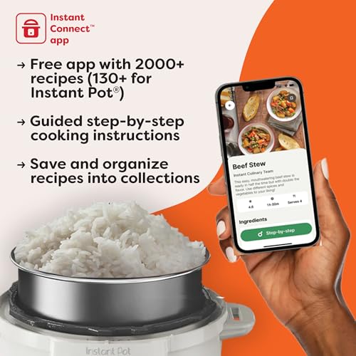 Instant Pot, 8-Quart Whisper Quiet 9-in-1 Electric Pressure Cooker, Slow Rice Cooker, Steamer, Sauté, Yogurt Maker, Warmer & Sterilizer, App With Over 800 Recipes, Stainless Steel, Duo Plus - My Kitchen Products