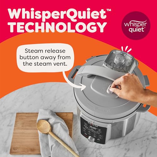 Instant Pot, 8-Quart Whisper Quiet 9-in-1 Electric Pressure Cooker, Slow Rice Cooker, Steamer, Sauté, Yogurt Maker, Warmer & Sterilizer, App With Over 800 Recipes, Stainless Steel, Duo Plus - My Kitchen Products