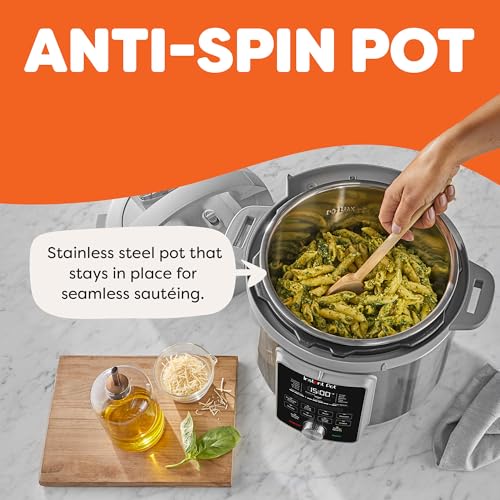 Instant Pot, 8-Quart Whisper Quiet 9-in-1 Electric Pressure Cooker, Slow Rice Cooker, Steamer, Sauté, Yogurt Maker, Warmer & Sterilizer, App With Over 800 Recipes, Stainless Steel, Duo Plus - My Kitchen Products