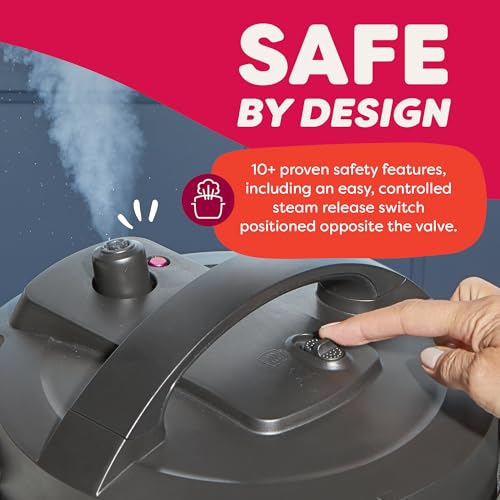 Instant Pot Dual Action 8‑in‑1 Multi-Cooker with Serve Together™ Smart Timing, 4Qt Pressure Cooker & 2Qt Rice Cooker, Cook Mains & Sides Together, Fast Cooking, PFAS-Free Pot*, Sauté, Slow Cook, Black - My Kitchen Products