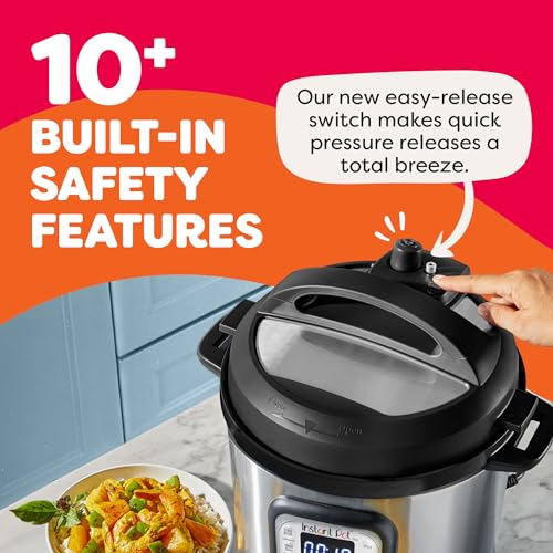 Instant Pot Duo 7-in-1 Electric Pressure Cooker, Slow Cooker, Rice Cooker, Steamer, Sauté, Yogurt Maker, Warmer & Sterilizer, Includes App with Over 800 Recipes, Stainless Steel, 8 Quart - My Kitchen Products
