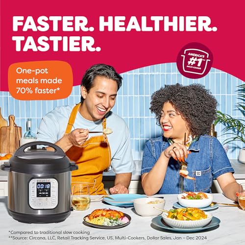 Instant Pot Duo 7-in-1 Electric Pressure Cooker, Slow Cooker, Rice, Steamer, Sauté, Yogurt Maker, Warmer & Sterilizer, Includes App With Over 800 Recipes, Stainless Steel, 6 Quart - My Kitchen Products