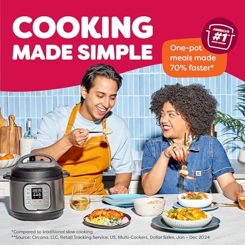 Instant Pot Duo 7-in-1 Mini Electric Pressure Cooker, Slow Rice Cooker, Steamer, Sauté, Yogurt Maker, Warmer & Sterilizer, Includes Free App with over 1900 Recipes, Stainless Steel, 3 Quart - My Kitchen Products