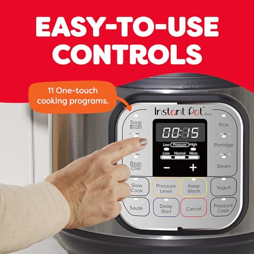 Instant Pot Duo 7-in-1 Mini Electric Pressure Cooker, Slow Rice Cooker, Steamer, Sauté, Yogurt Maker, Warmer & Sterilizer, Includes Free App with over 1900 Recipes, Stainless Steel, 3 Quart - My Kitchen Products