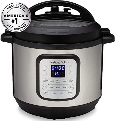 Instant Pot Duo Crisp 11-in-1 Air Fryer and Electric Pressure Cooker Combo with Multicooker Lids that Air Fries, Steams, Slow Cooks, Sautés, Dehydrates, & More, Free App With Over 800 Recipes, 6 Quart - My Kitchen Products