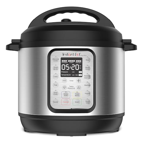 Instant Pot Duo Plus 9-in-1 Multicooker, Pressure Cooker, Slow Cook, Rice Maker, Steamer, Sauté, Yogurt, Warmer & Sterilizer, Includes App with Over 800 Recipes, Stainless Steel, 6 Quarts - My Kitchen Products