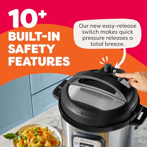 Instant Pot Duo Plus 9-in-1 Multicooker, Pressure Cooker, Slow Cook, Rice Maker, Steamer, Sauté, Yogurt, Warmer & Sterilizer, Includes App with Over 800 Recipes, Stainless Steel, 6 Quarts - My Kitchen Products