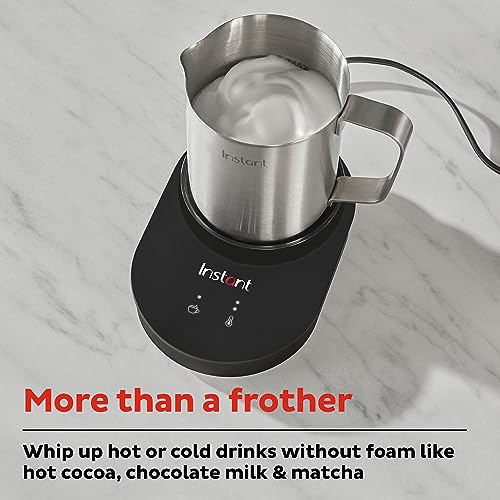 Instant Pot Instant MagicFroth 9-in-1 Electric Milk Steamer and Frother, 17oz Stainless Steel Pitcher, Hot and Cold Foam Maker and Milk Warmer for Lattes, Cappuccinos, Macchiato - My Kitchen Products