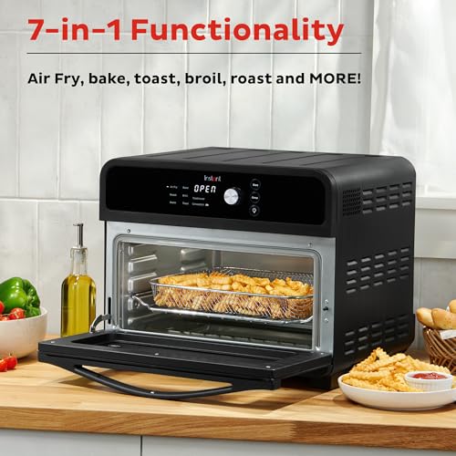 Instant Pot Omni 19QT/18L Toaster Oven Air Fryer, 7-in-1 Functions, Fits 12" Pizza, Crisps, Broils, Bakes, Roasts, Toasts, Warms, Convection, 100+ In-App Recipes, from the Makers of Instant Pot, Black - My Kitchen Products