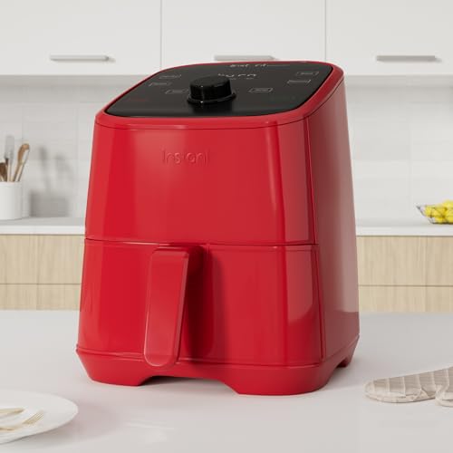 Instant Pot Vortex 2QT Mini Air Fryer, Small Air fryer that Crisps,Reheats,Bakes,Roasts for Quick Easy Meals,Includes over 100 In-App Recipes, is Dishwasher-Safe, from the Makers of Instant Pot, Red - My Kitchen Products