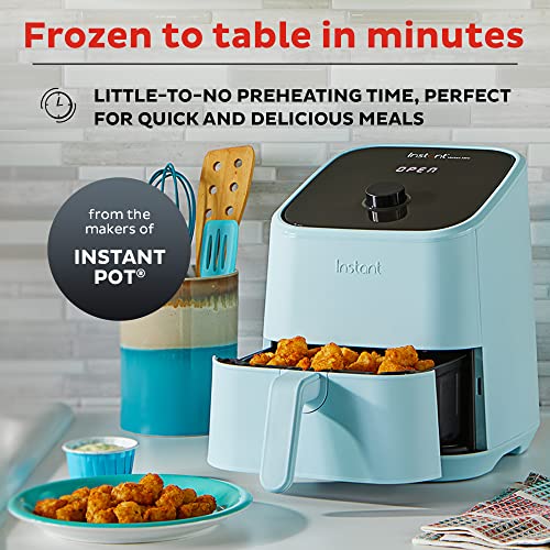 Instant Pot Vortex 2QT Mini Air Fryer,Small Air fryer that Crisps,Reheats, Bakes,Roasts for Quick Easy Meals,Includes over 100 In-App Recipes, is Dishwasher-Safe, from the Makers of Instant Pot, Aqua - My Kitchen Products