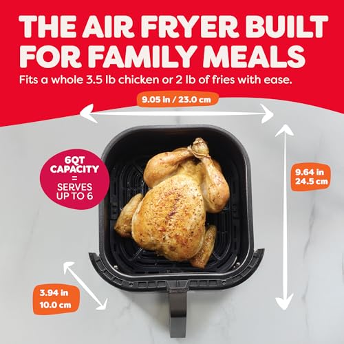 Instant Pot Vortex 6QT XL Air Fryer, 4-in-1 Functions that Crisps, Roasts, Reheats, Bakes for Quick Easy Meals, 100+ In-App Recipes, is Dishwasher-Safe, from the Makers of Instant Pot, Black - My Kitchen Products