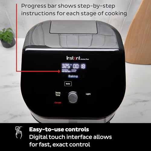 Instant Pot Vortex Plus 6QT Air Fryer with Odor Erase Technology,6-in-1 Functions that Crisps,Roasts, Broils,Dehydrates, Bakes & Reheats, 100+In-App Recipes, from the Makers of Instant Pot,1700W,Black - My Kitchen Products