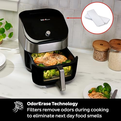 Instant Pot Vortex Plus 6QT Air Fryer with Odor Erase Technology,6-in-1 Functions that Crisps,Roasts, Broils,Dehydrates, Bakes & Reheats, 100+In-App Recipes, from the Makers of Instant Pot,1700W,Black - My Kitchen Products